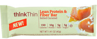 3 PACK of thinkThin Lean Protein & Fiber Bar Salted Caramel -- 1.41 oz