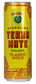 Guayaki, Sparkling Organic Yerba Mate,  Classic Gold - 12 fl oz