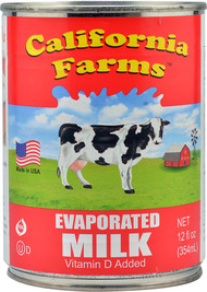 3 PACK of Santini California Farms Evaporated Milk -- 12 fl oz
