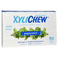 3 PACK of XyliChew Sugar Free Chewing Gum Peppermint -- 12 Pieces