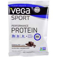 3 PACK OF Vega, Sport, Performance Protein Drink Mix, Chocolate Flavor, 1.6 oz (44 g)