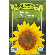 High Mowing Organic Seeds, Mammoth Sunflower, 1/8 Ounce