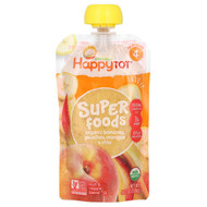 <img alt="3 PACK of Happy Family Organics, Happy Tot, Super Foods, Stage 4, Bananas, Peaches, Mangos & Chia, 4.22 oz (120 g)" title="3 PACK of Happy Family Organics, Happy Tot, Super Foods, Stage 4, Bananas, Peaches, Mangos & Chia, 4.22 oz (120 g),852697001323"