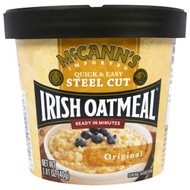 McCanns Irish Oatmeal, Quick & Easy Steel Cut, Original, 1.41 oz (40 g)