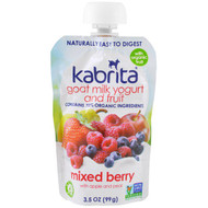Kabrita, Goat Milk Yogurt and Fruit, Mixed Berry with Apple and Pear, 3.5 oz (99 g)