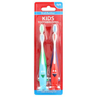 <img alt="Brush Buddies, Kids Toothbrushes, Soft , 4 Pack (Discontinued Item)" title="Brush Buddies, Kids Toothbrushes, Soft , 4 Pack (Discontinued Item),852538005022"