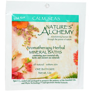 Natures Alchemy, Aromatheraphy Herbal Mineral Baths, Calm Seas, Trial Size, 1 oz