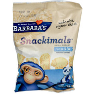 Barbaras Bakery, Snackimals, Animal Cookies, Vanilla, 2.125 oz (60 g)