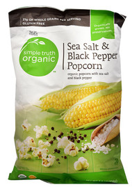 Simple Truth Organic Popcorn Sea Salt & Black Pepper - 4.4 oz