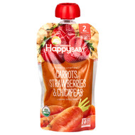 <img alt="Happy Family Organics, Happy Baby, Organic Baby Food, 6+ Months, Carrots, Strawberries & Chickpeas, 4 oz (113 g)" title="Happy Family Organics, Happy Baby, Organic Baby Food, 6+ Months, Carrots, Strawberries & Chickpeas, 4 oz (113 g),819573013672"