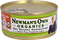 Newmans Own Organics Grain Free Food For Cats Chicken & Liver Dinner - 5.5 oz