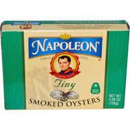 Napoleon Co., Tiny Smoked Oysters, 3.66 oz (106 g)