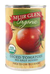 Muir Glen Organic, Diced Tomatoes,  No Salt Added - 14.5 oz
