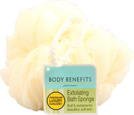 3 PACK of Body Benefits Exfoliating Bath Sponge Assorted Colors -- 1 Sponge
