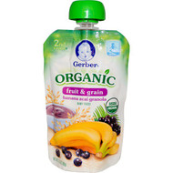 3 PACK of Gerber, 2nd Foods, Organic Baby Food, Fruit & Grain, Banana Acai Granola, 3.5 oz (99 g)