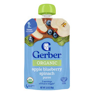 <img alt="3 PACK of Gerber, Organic Puree, 2nd Foods, Apple Blueberry Spinach, 3.5 oz (99 g)" title="3 PACK of Gerber, Organic Puree, 2nd Foods, Apple Blueberry Spinach, 3.5 oz (99 g),015000074371"