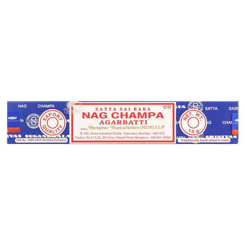 <img alt="3 PACK of Sai Baba, Nag Champa Agarbatti Incense, 15 g" title="3 PACK of Sai Baba, Nag Champa Agarbatti Incense, 15 g,050525555011"