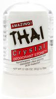 3 PACK of Thai Deodorant Stone Thai Crystal Deodorant Push-Up Stick -- 2.125 oz