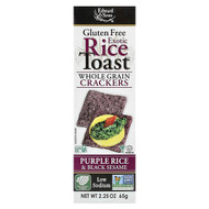 <img alt="3 PACK of Edward & Sons, Exotic Rice Toast, Whole Grain Crackers, Purple Rice & Black Sesame, 2.25 oz (65 g)" title="3 PACK of Edward & Sons, Exotic Rice Toast, Whole Grain Crackers, Purple Rice & Black Sesame, 2.25 oz (65 g),043182000628"