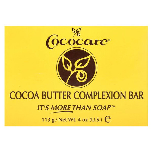 <img alt="Cococare, Cocoa Butter Complexion Bar Soap, 4 oz (113 g)" title="Cococare, Cocoa Butter Complexion Bar Soap, 4 oz (113 g),075707010003"