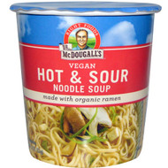 3 PACK of Dr. McDougalls Vegan Noodle Soup Hot & Sour -- 1.9 oz