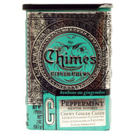 Chimes, Ginger Chews, Peppermint, 2 oz (56.7 g)