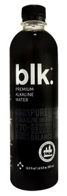BLK Beverages, Premium Alkaline Water, Naturally Black - 16.9 fl oz