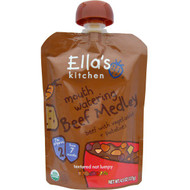 Ellas Kitchen, Mouth Watering Beef Medley, Beef with Vegetables + Potatoes, 4.5 oz (127 g)
