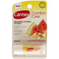 3 PACK of Carmex, Comfort Care, Colloidal Oatmeal Lip Balm, Watermelon Blast, .15 oz (4.25 g)