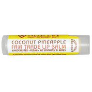 3 PACK of Alaffia, Everyday Coconut, Ethically Traded Lip Balm, Coconut Pineapple, 0.15 oz (4.25 g)
