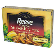 3 PACK of Reese, Large Smoked Oysters, 3.7 oz (105 g)