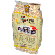Bobs Red Mill, Rolled Hot Cereal, 5 Grain, 16 oz (453 g)
