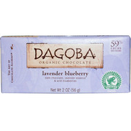 Dagoba Organic Chocolate, Lavender Blueberry, 2 oz (56 g)