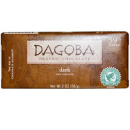 Dagoba Organic Chocolate, Dark Chocolate, 2 oz (56 g)
