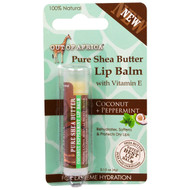 Out of Africa, Lip Balm, Pure Shea Butter, Coconut + Peppermint, 0.15 oz (4 g) (Discontinued Item)