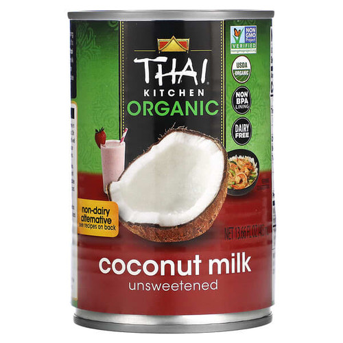 <img alt="Thai Kitchen, Organic Coconut Milk, Unsweetened, 13.66 fl oz (403 ml)" title="Thai Kitchen, Organic Coconut Milk, Unsweetened, 13.66 fl oz (403 ml),737628079506"