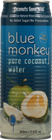 Blue Monkey, 100% Natural Pure Coconut Water No Pulp - 17.6 fl oz