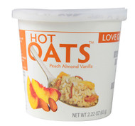 Love Grown Foods, Hot Oats,  Peach Almond Vanilla - 2.22 oz