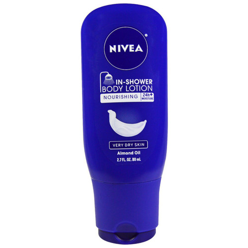 Nivea, InShower Body Lotion, Very Dry Skin, Almond Oil, 2.7 fl oz (80 ml)