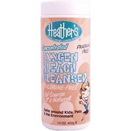 Heathers Natural & Organic Products, Concentrated Oxygen Bleach Cleanser, 14 oz (400 g) (5 PACK)