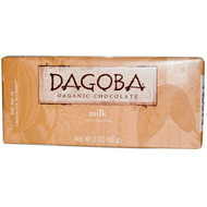 Dagoba Organic Chocolate, Milk Chocolate, 2 oz (56 g)