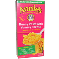 3 PACK of Annies Homegrown, Bunny Pasta, Bunny Shaped Pasta & Yummy Cheddar, 6 oz (170 g)