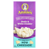 <img alt="Annies Homegrown, Macaroni & Cheese, Shells & White Cheddar, 6 oz (170 g)" title="Annies Homegrown, Macaroni & Cheese, Shells & White Cheddar, 6 oz (170 g),013562000043"