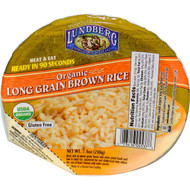 3 PACK of Lundberg, Organic, Long Grain Brown Rice, 7.4 oz (210 g)