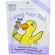 3 PACK of Aura Cacia, Calming Lavender Foam Bath, 2.5 oz (70.9 g)