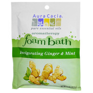 3 PACK of Aura Cacia Foam Bath Invigorating Ginger and Mint -- 2.5 oz
