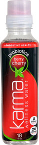 Karma Wellness Water Probiotics for Digestive Health Berry Cherry - 18 fl oz