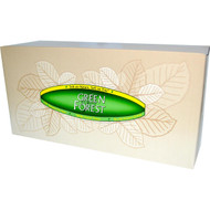 3 PACK of Green Forest Unscented 2-Ply White Facial Tissue -- 175 Tissues