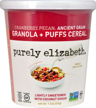 Purely Elizabeth Ancient Grain Granola plus Puffs Cereal  Cranberry Pecan - 1.1 oz