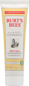 3 PACK of Burts Bees Milk and Honey Body Lotion -- 1 oz
